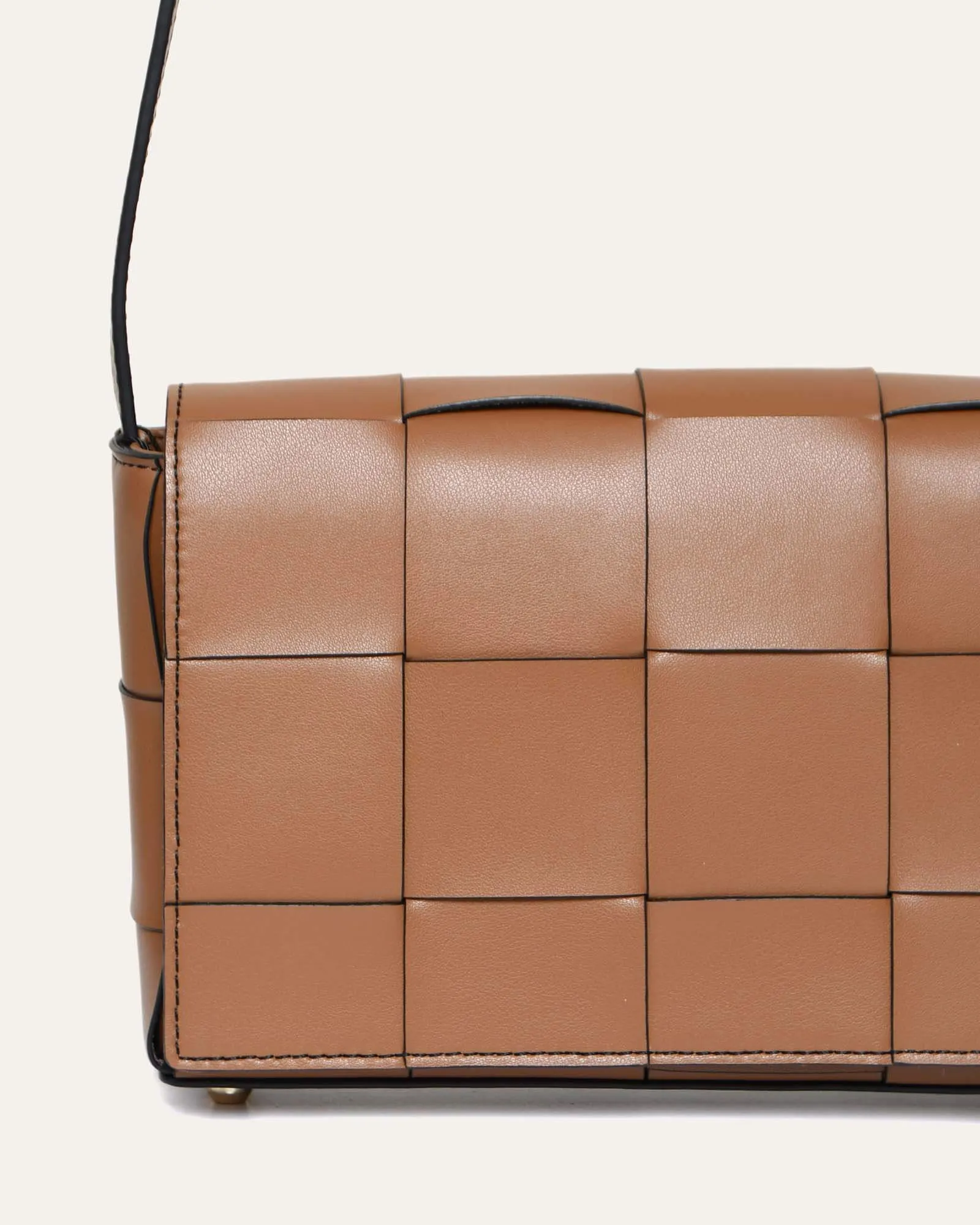 HONEY CROSS BODY BAG TAN LEATHER