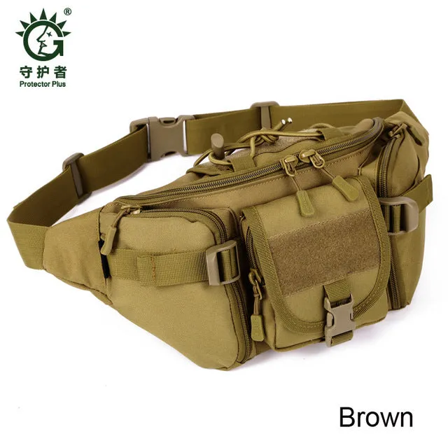 Hot Waterproof Waist Pack Belt Bag for Men Crossbody Bag Bum Fanny Bicycle Equipment Male Military Female Shoulder Bags