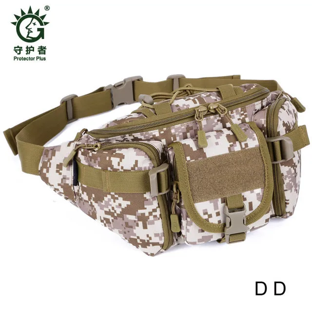 Hot Waterproof Waist Pack Belt Bag for Men Crossbody Bag Bum Fanny Bicycle Equipment Male Military Female Shoulder Bags