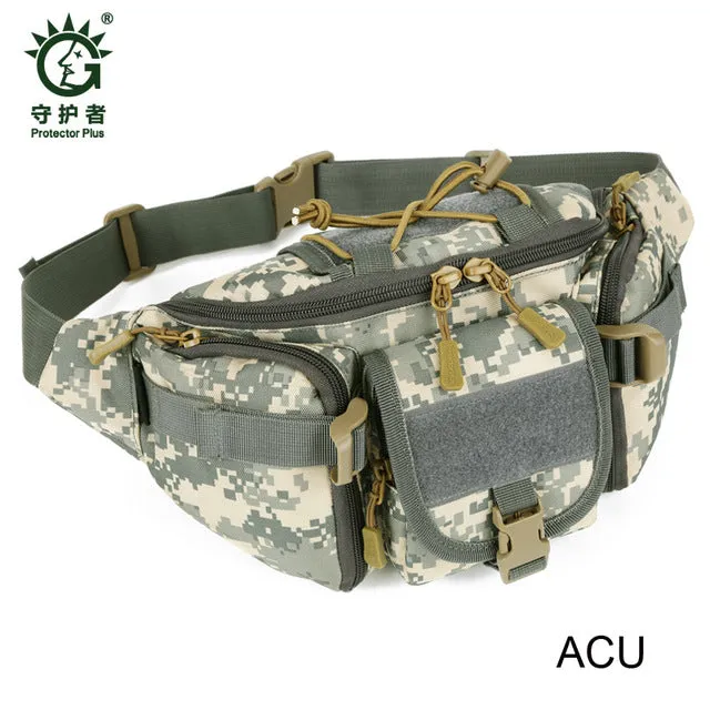 Hot Waterproof Waist Pack Belt Bag for Men Crossbody Bag Bum Fanny Bicycle Equipment Male Military Female Shoulder Bags