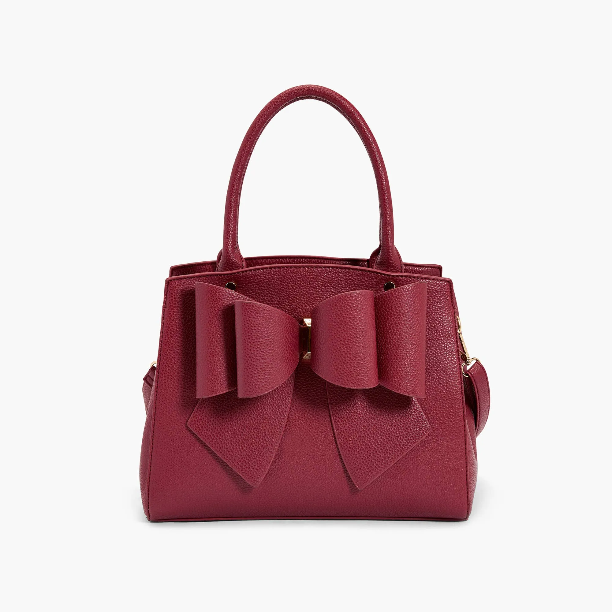 Instant Shipping! Park Double Bowtie Satchel - Berry