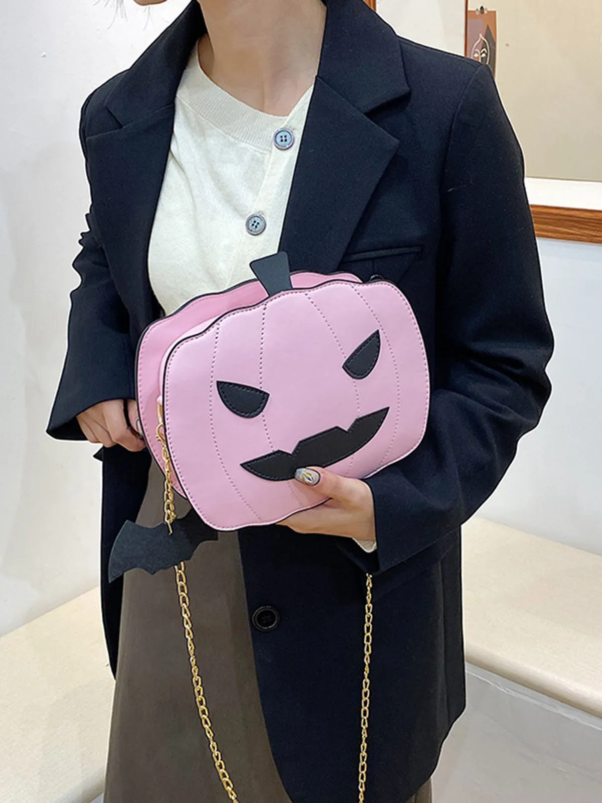 Latest Halloween Pumpkin Shoulder Bag