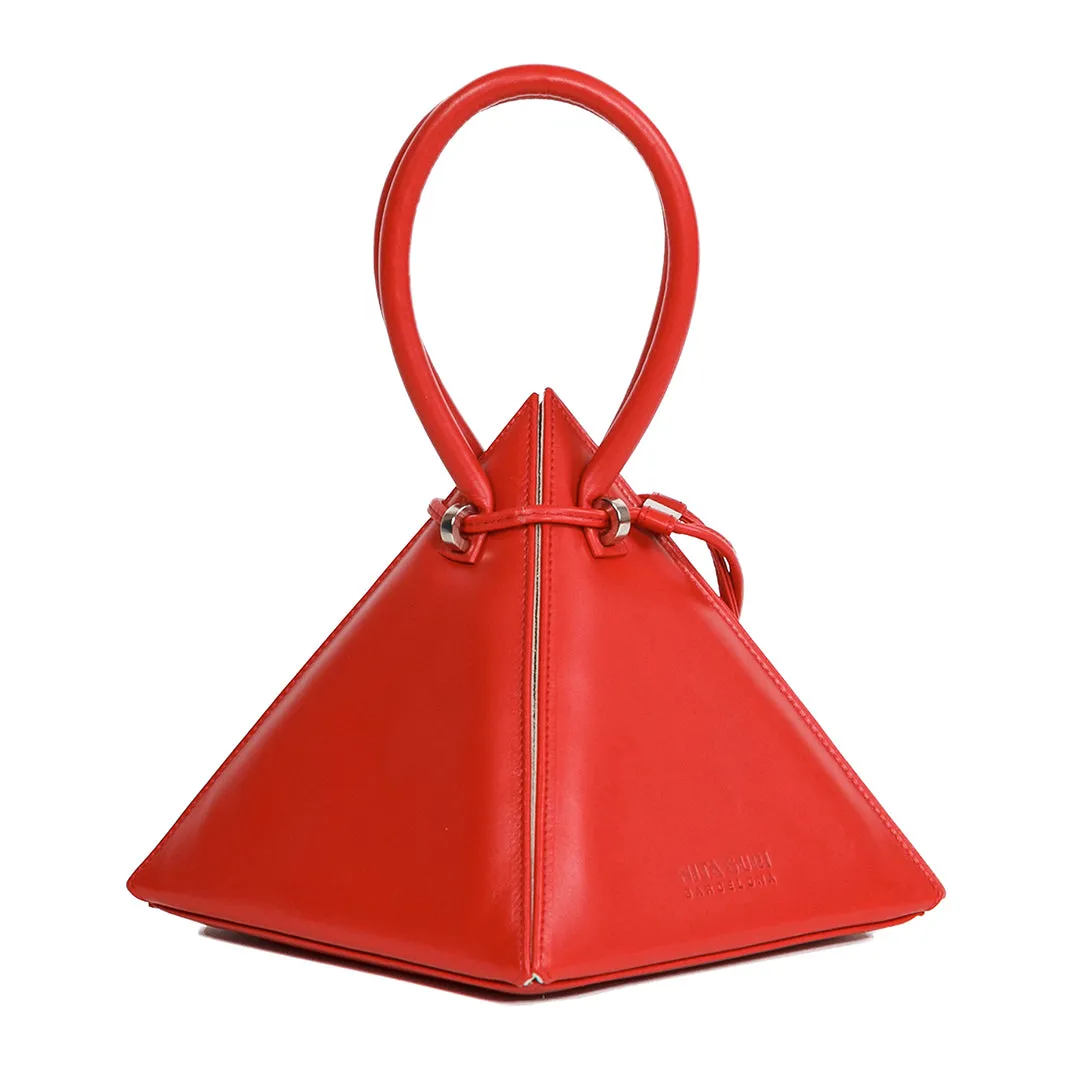 LIA Iconic Red Leather Handbag