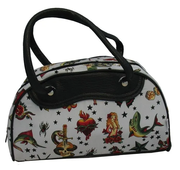 Medium Tattoo Motif Bag (Various Colours)