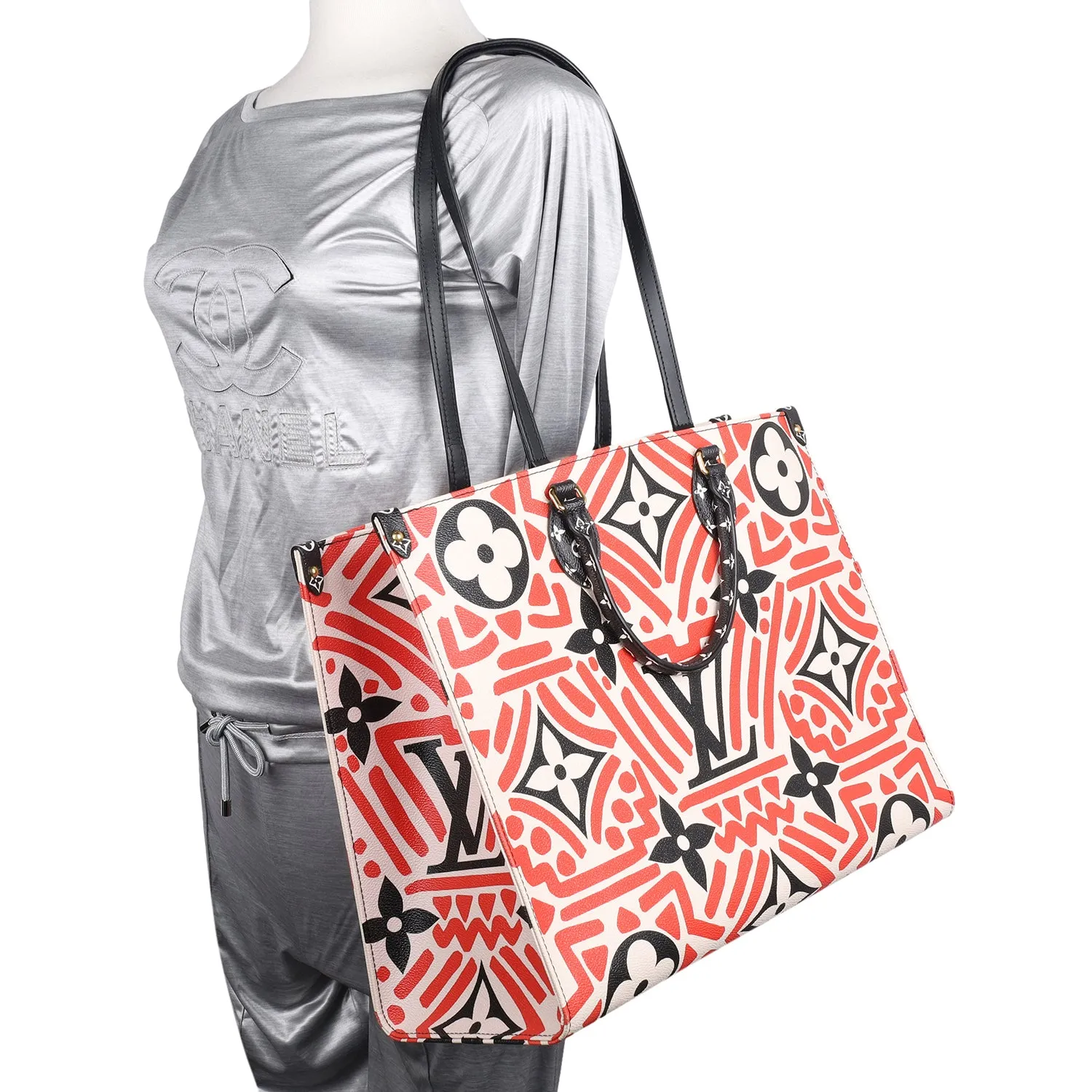 OnTheGo Tote Limited Edition Crafty Monogram Giant GM (Authentic Like New)