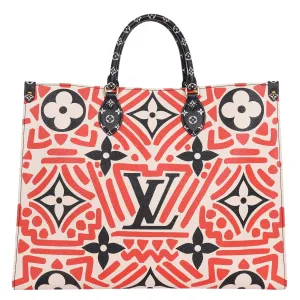 OnTheGo Tote Limited Edition Crafty Monogram Giant GM (Authentic Like New)