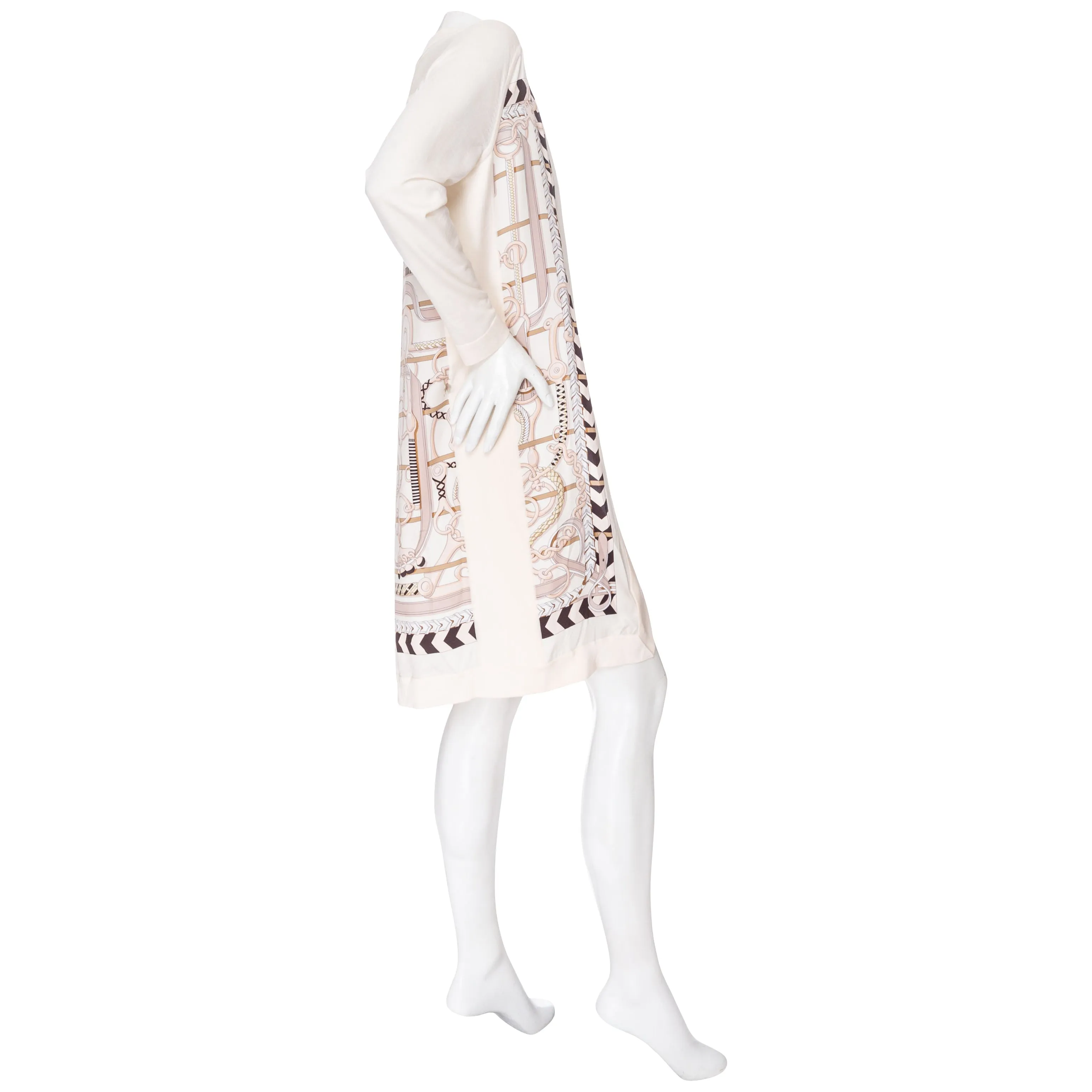 Panoplie Equestre Twillaine Patterned Silk-Back Cardigan