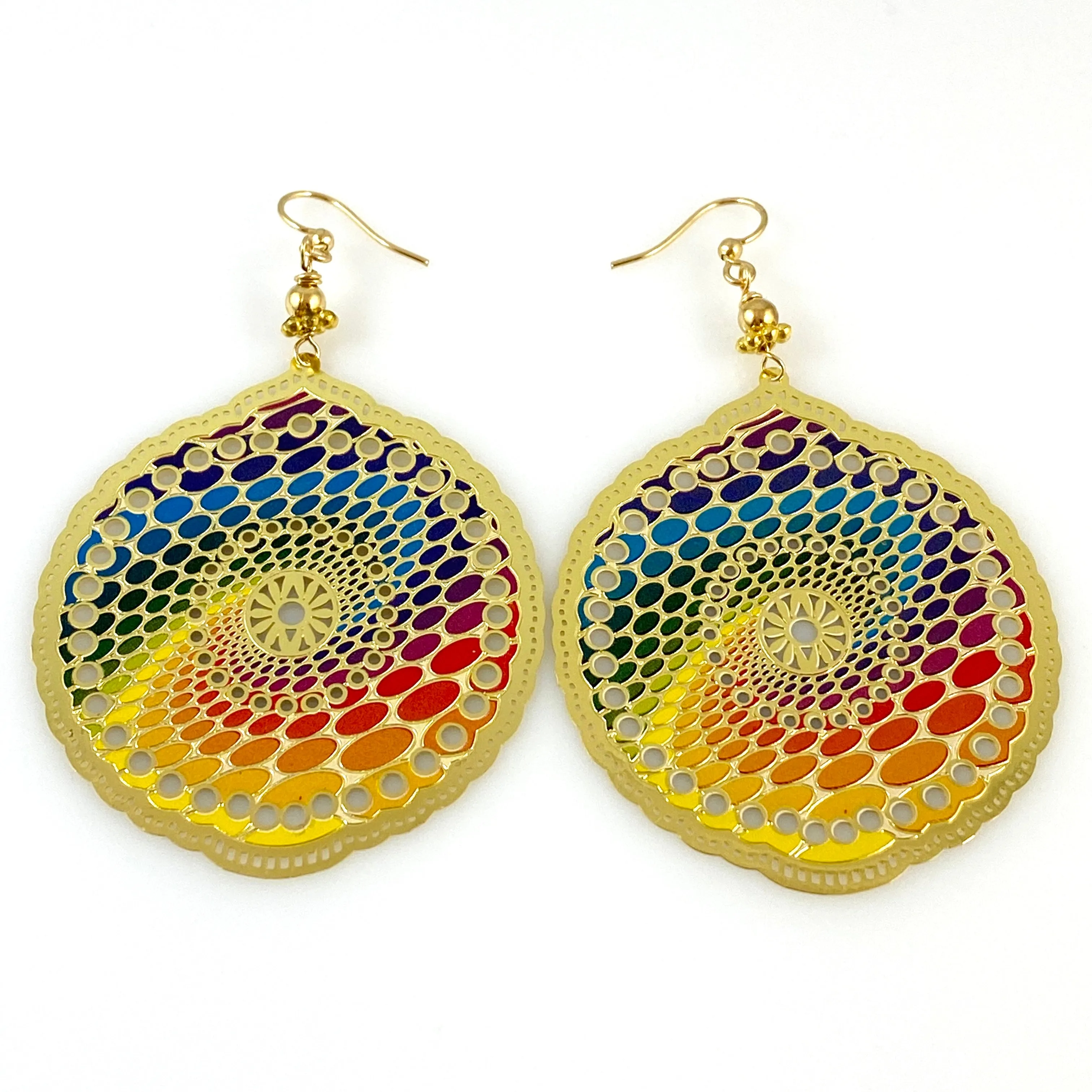 "Boho Beauty" Earrings (Rainbow)