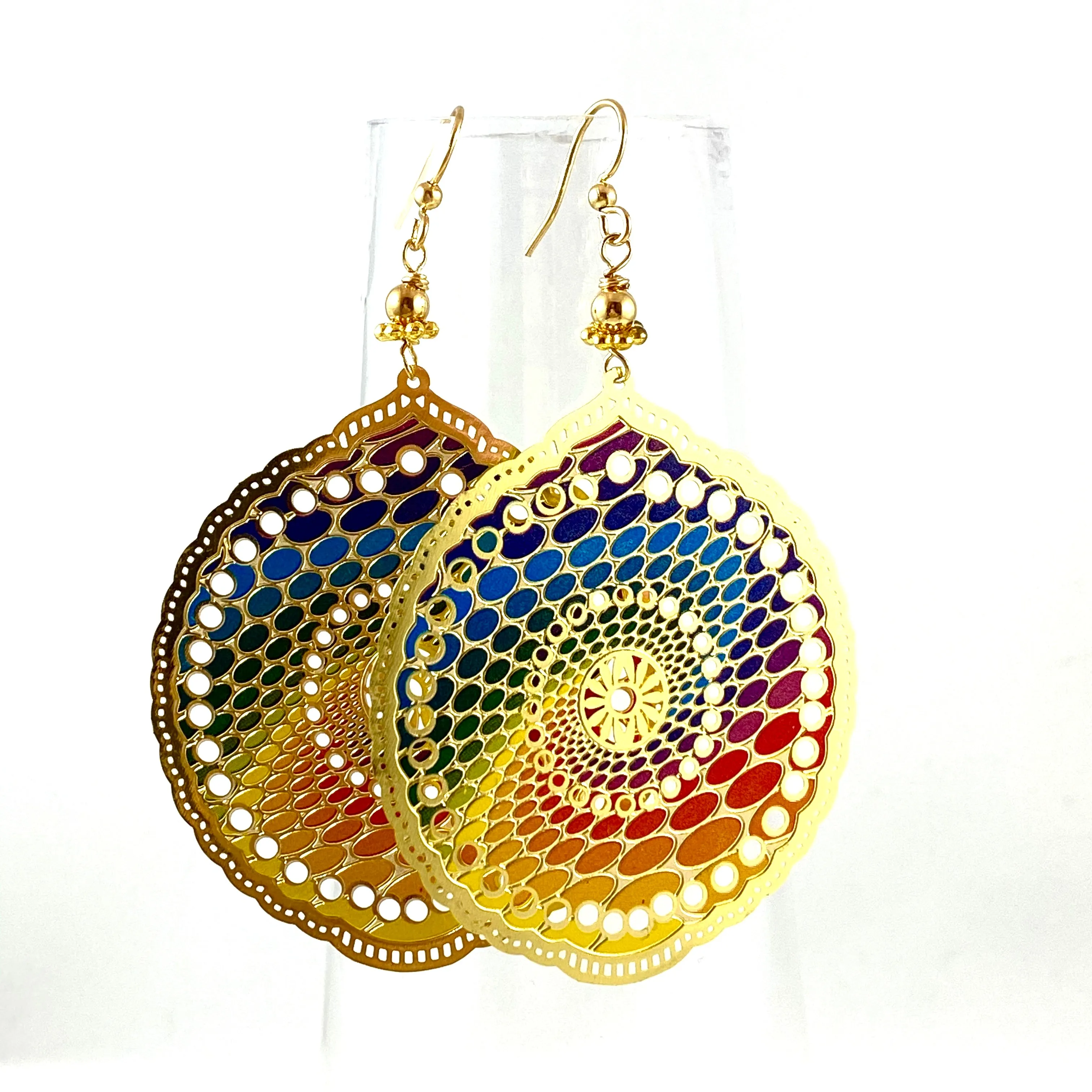 "Boho Beauty" Earrings (Rainbow)