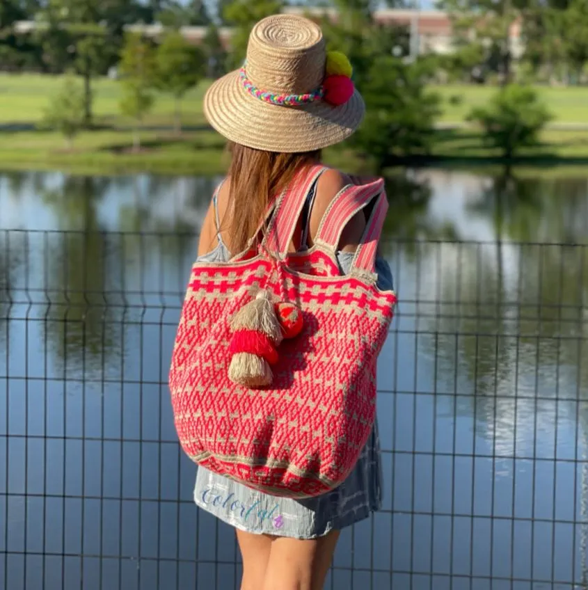 Spring & Summer Maxi Tote Beach Bags | Soft crochet XL