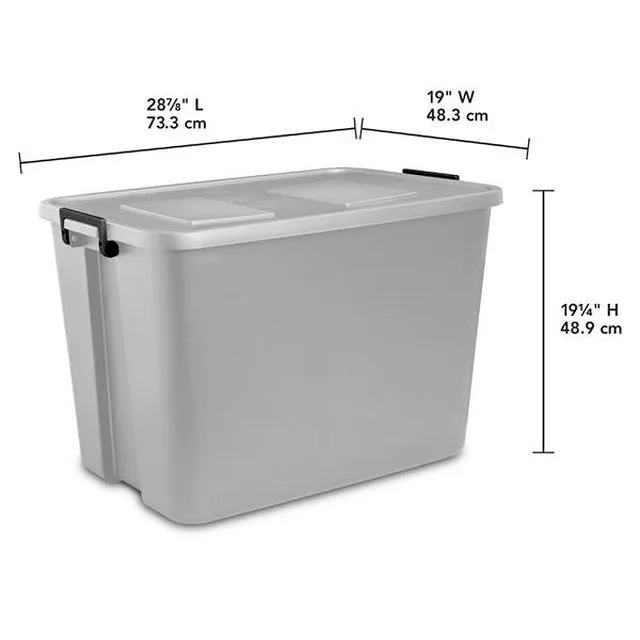 Sterilite 32 Gal Cement Base Storage Box