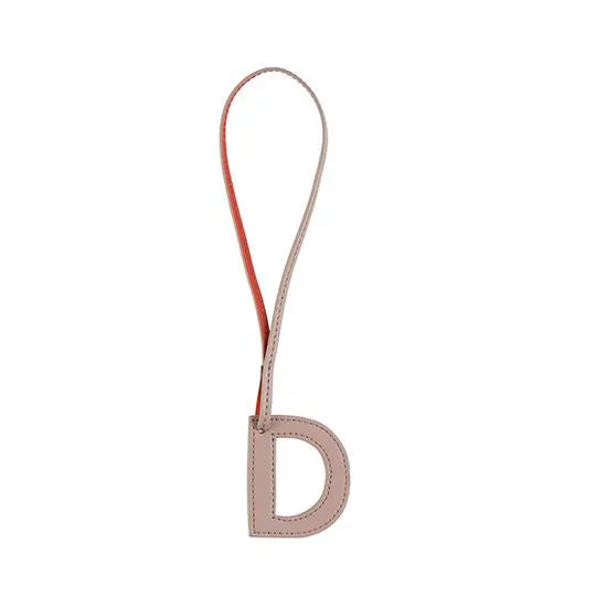 TB Charm Letter - D Beige&Dark Orange