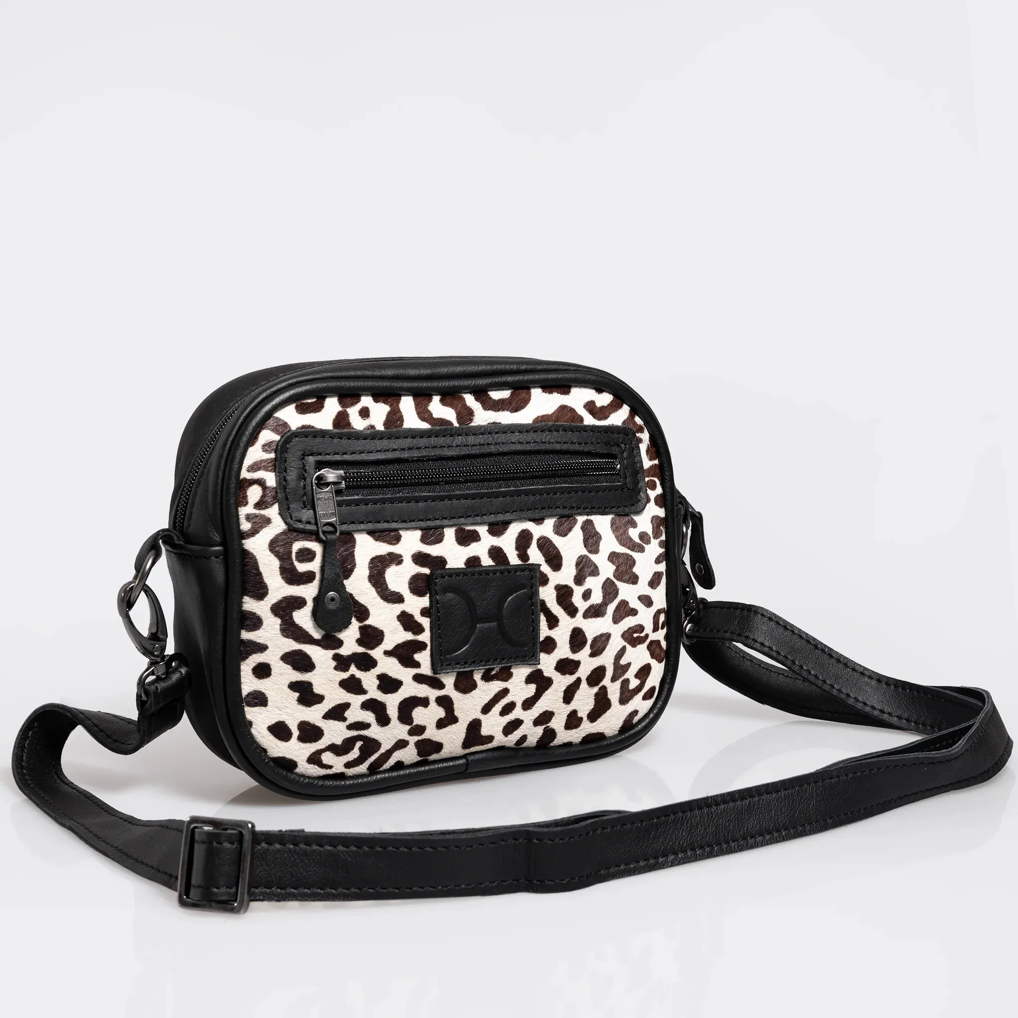 Thandana Animal Print Leather Lipstick Bag