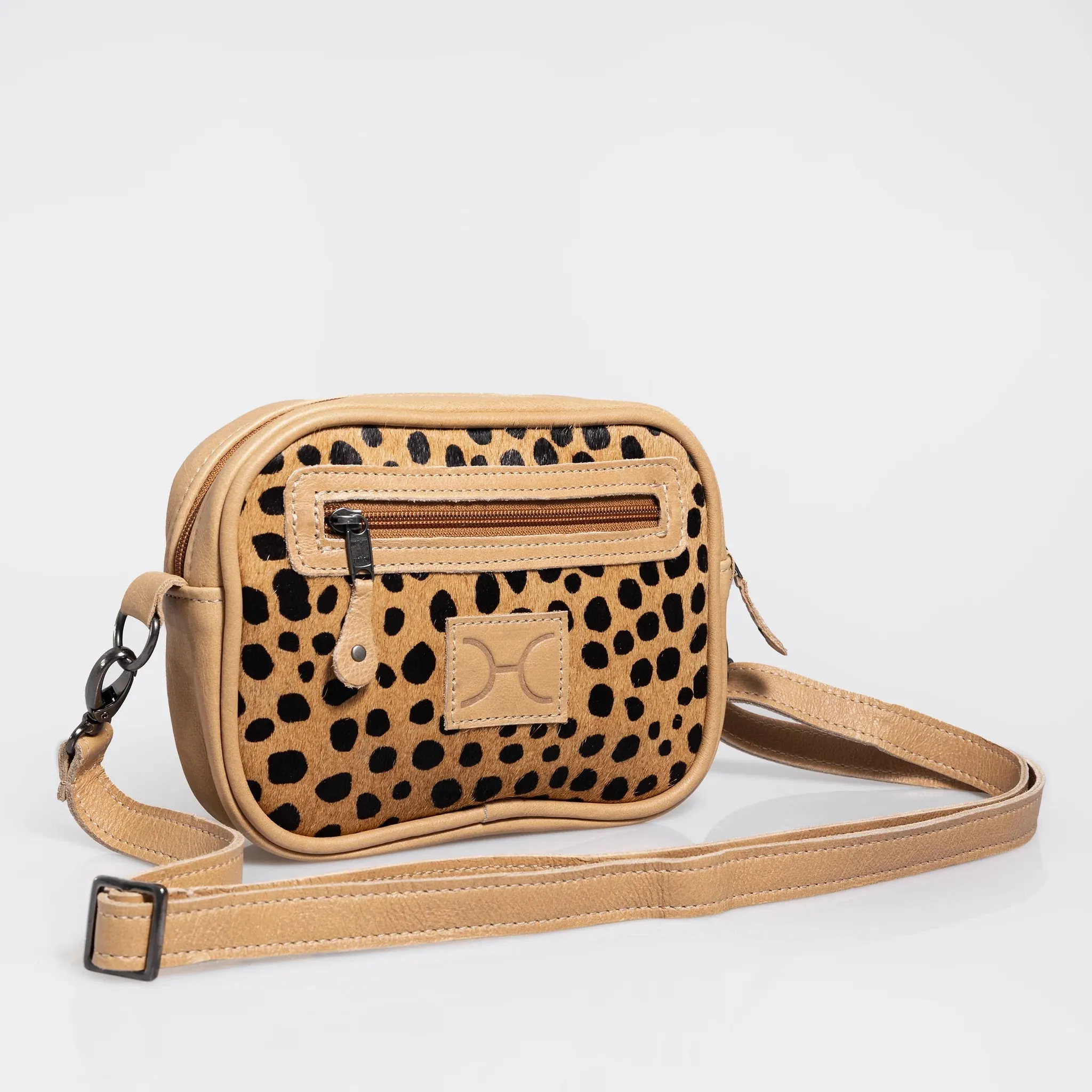 Thandana Animal Print Leather Lipstick Bag