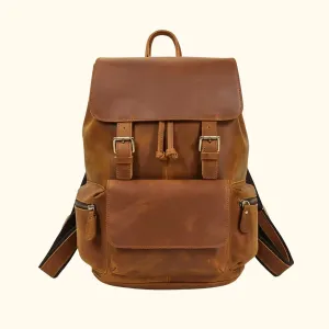 The Setting Sun - Brown Unisex Backpack