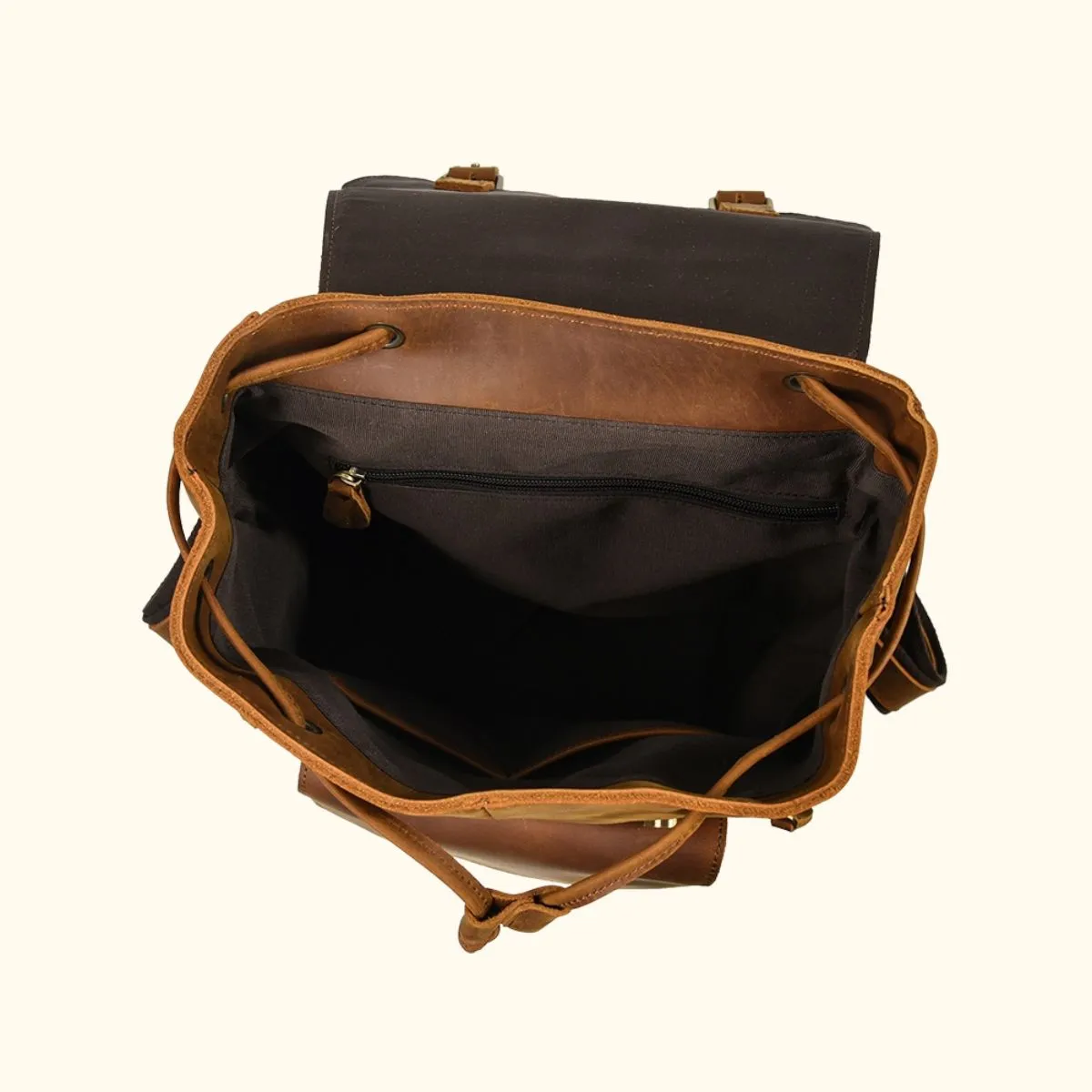 The Setting Sun - Brown Unisex Backpack