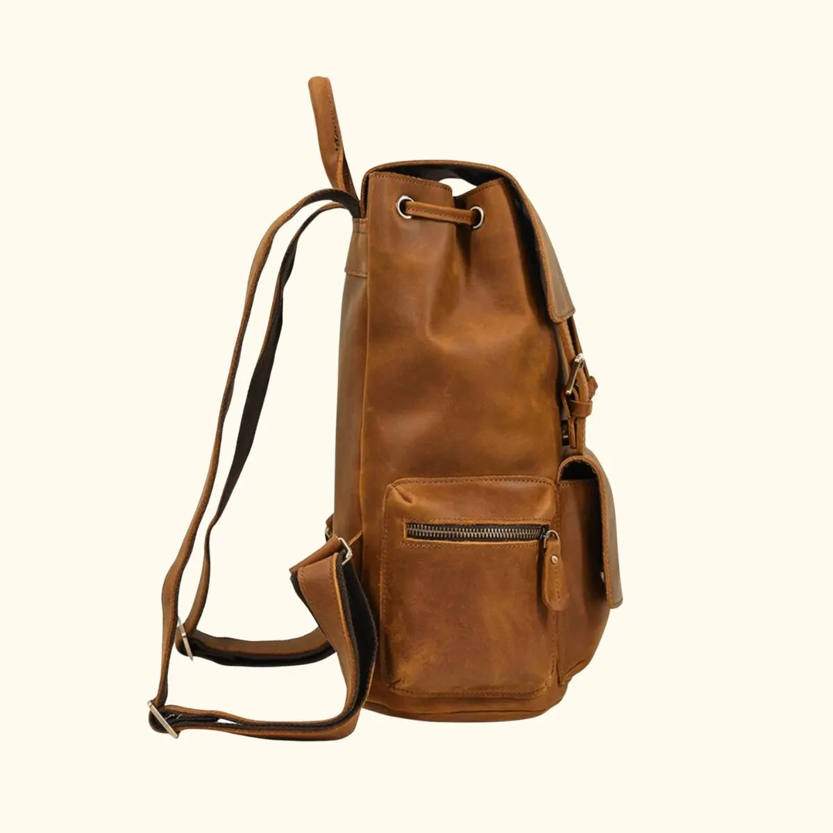 The Setting Sun - Brown Unisex Backpack