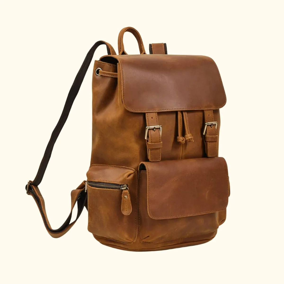 The Setting Sun - Brown Unisex Backpack