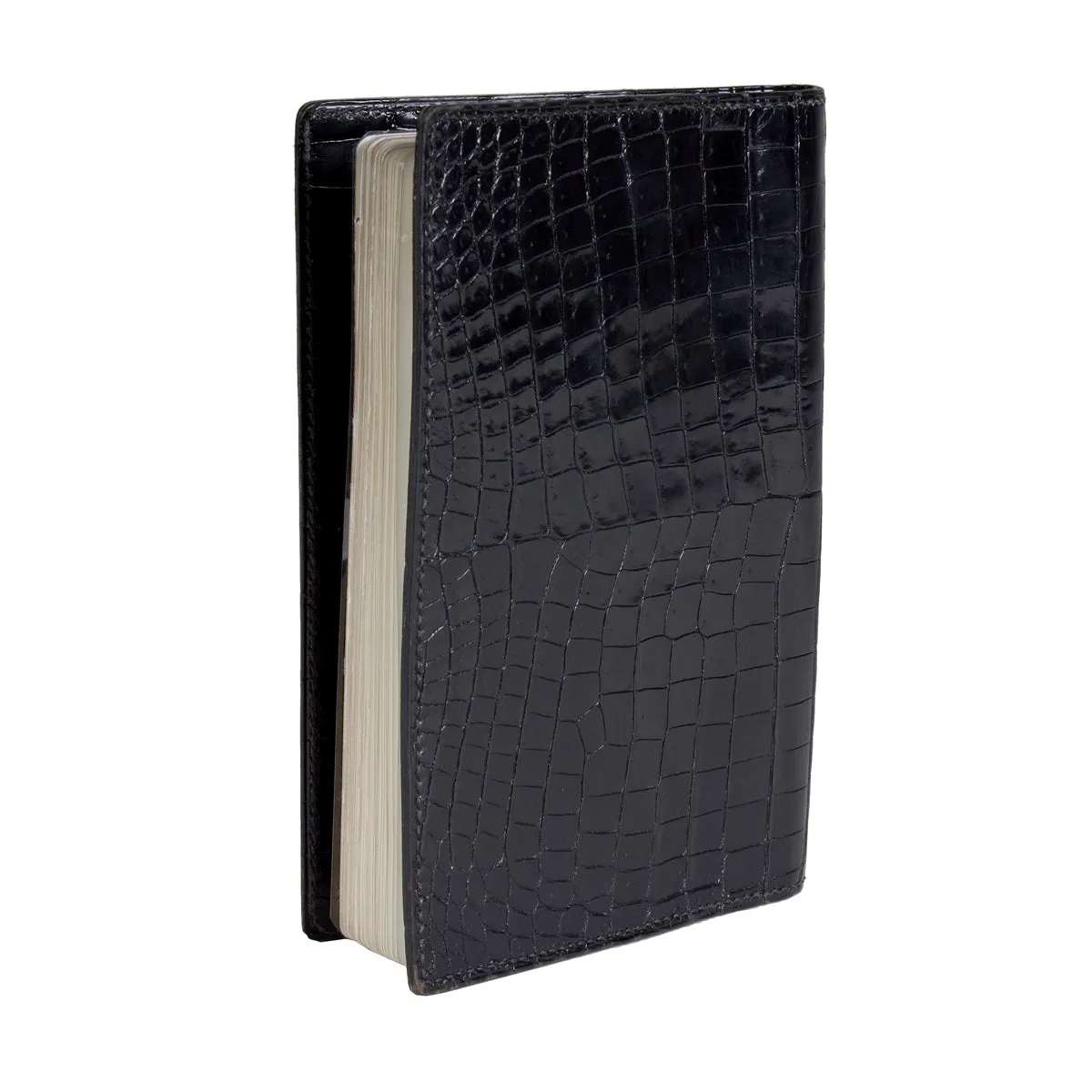 Vintage Black Croc Notebook