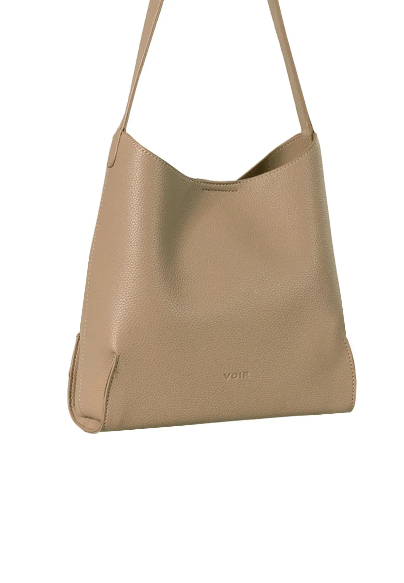 VOIR TORI Shoulder Tote Bag with Mini Pouch