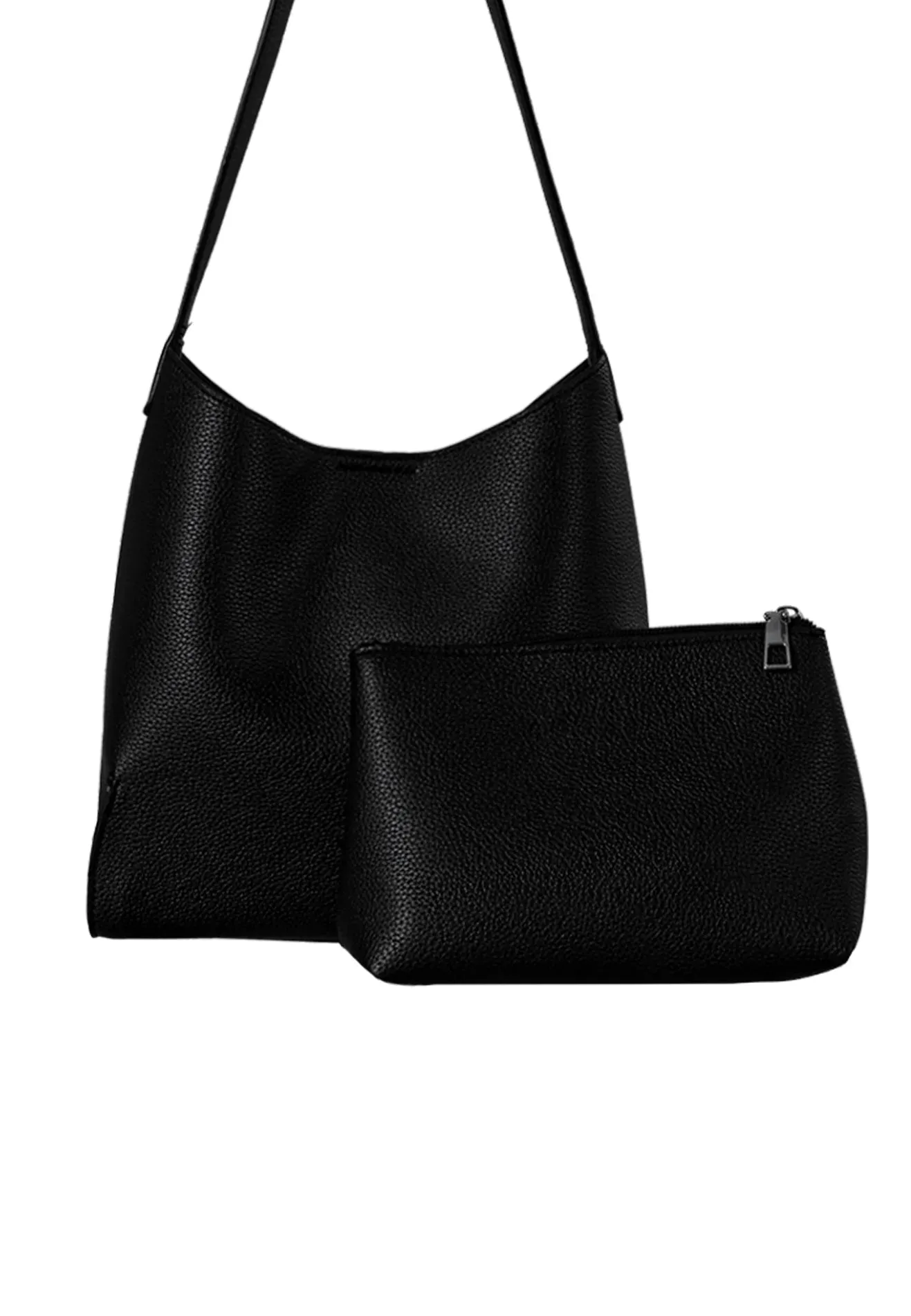 VOIR TORI Shoulder Tote Bag with Mini Pouch